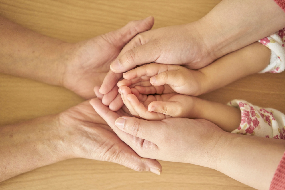 Three generations' hands - The Private Practice Pro