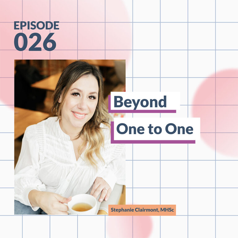 Beyond One to One: Expanding Your Practice Through Online Services