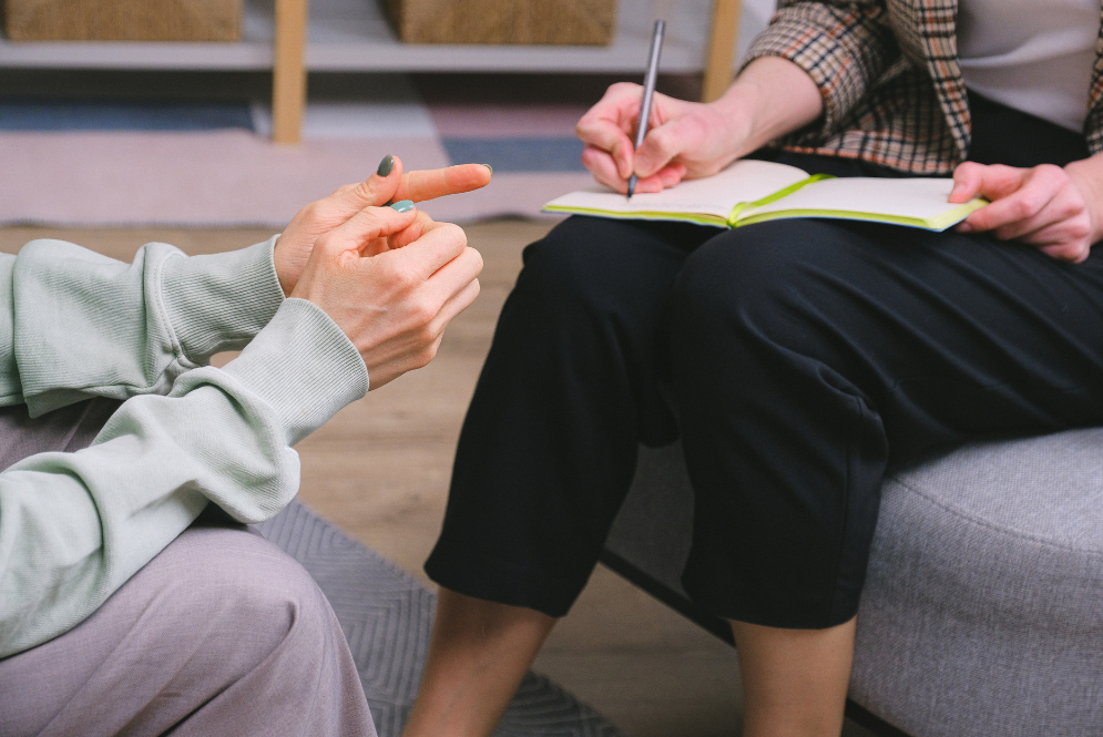 a therapy session - starting a private practice